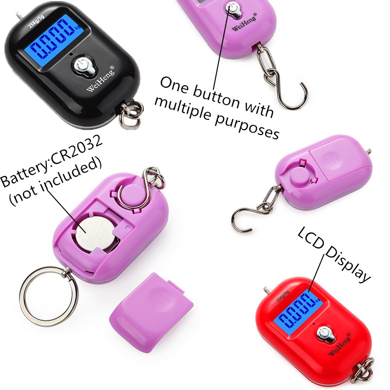 25kg/5g Mini Hook Scale Digita - Tape Dispenser Weighted ulasan dan harga