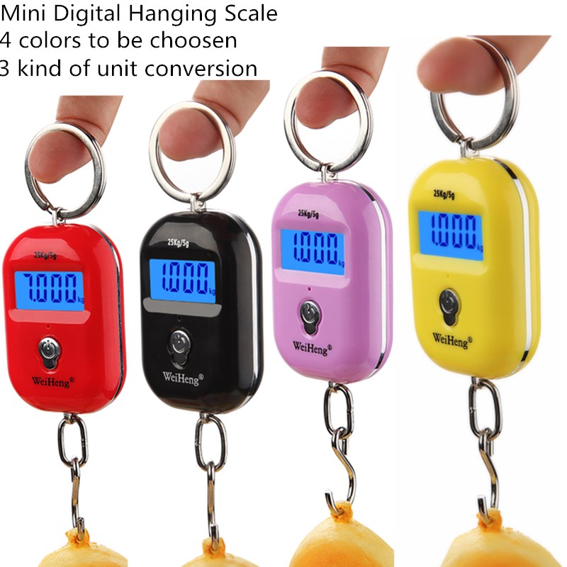25kg/5g Mini Hook Scale Digita - Tape Dispenser Weighted ulasan dan harga