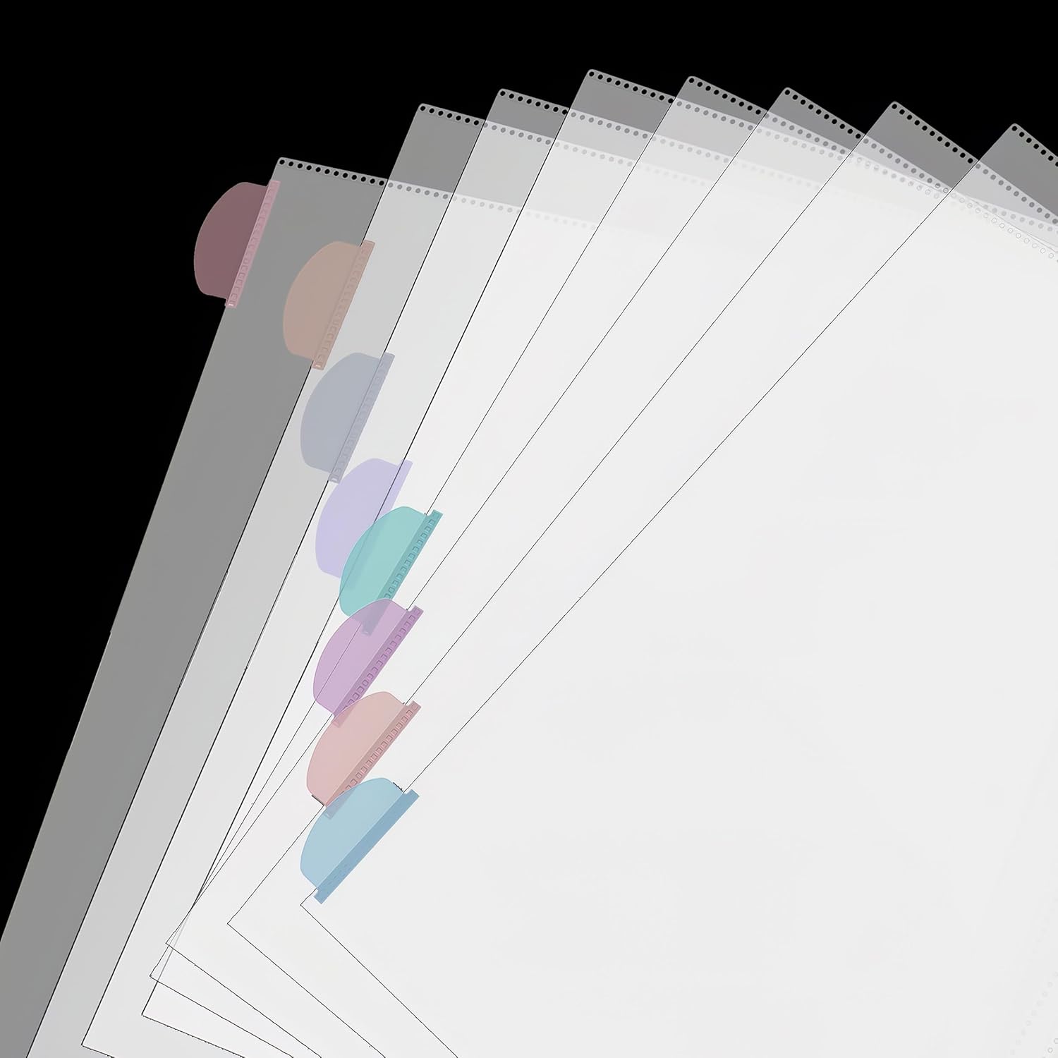 A4 Clear Sheet Protectors with - Tab Divider A4 ulasan dan harga