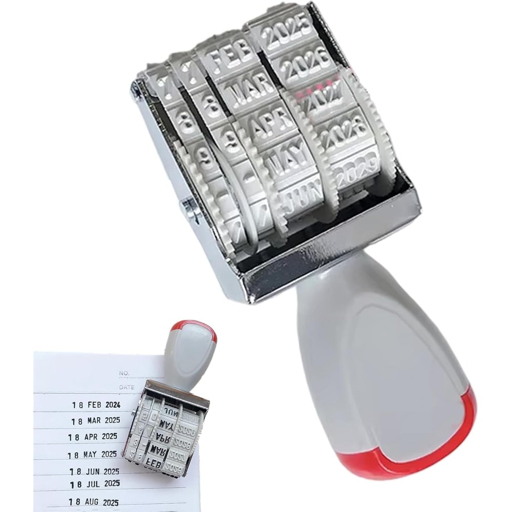 DIY Rotating Date & Number Rol - Rubber Date Stamp ulasan dan harga