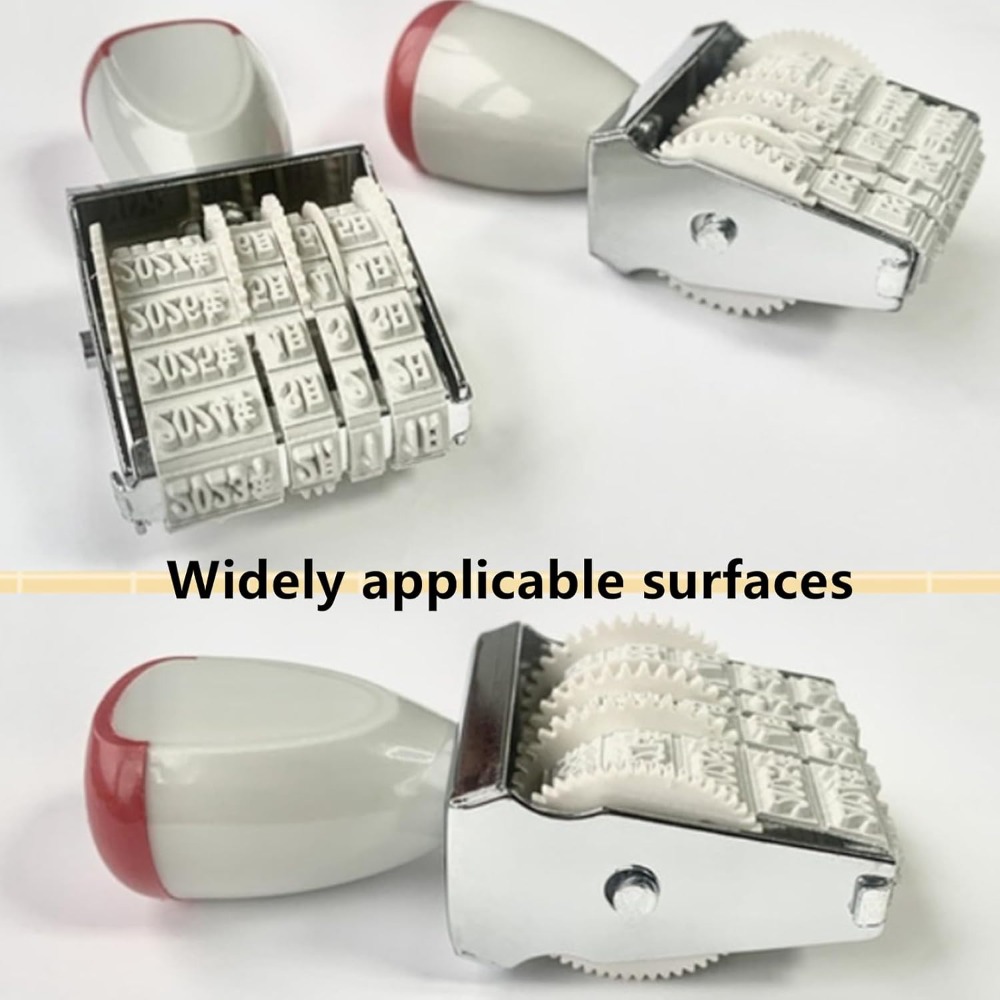 DIY Rotating Date & Number Rol - Rubber Date Stamp ulasan dan harga