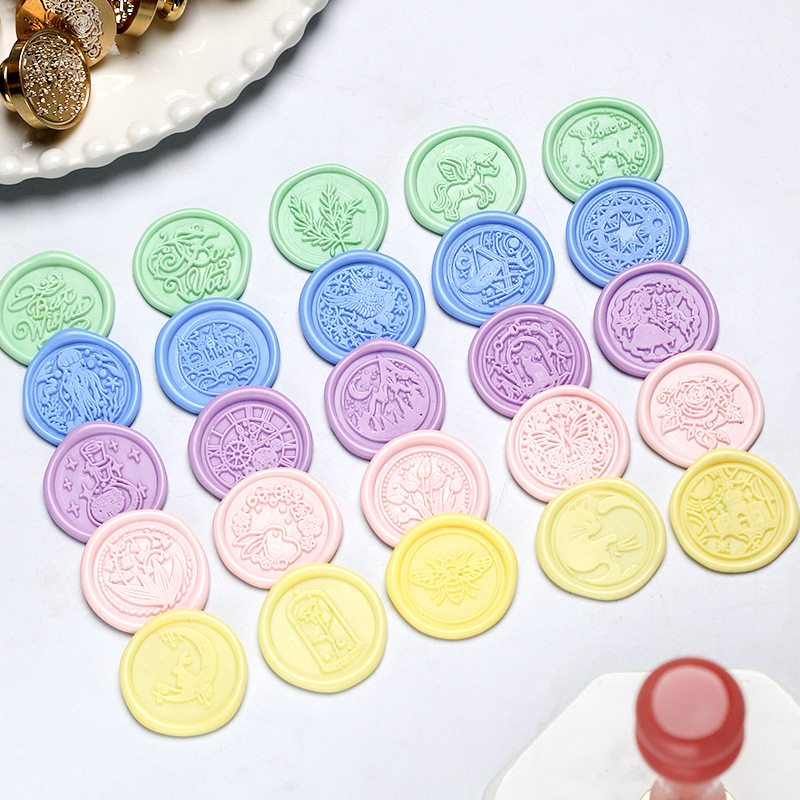 Star Sky Lotus Rose Pattern Wa - Wax Seal Stamp Set ulasan dan harga