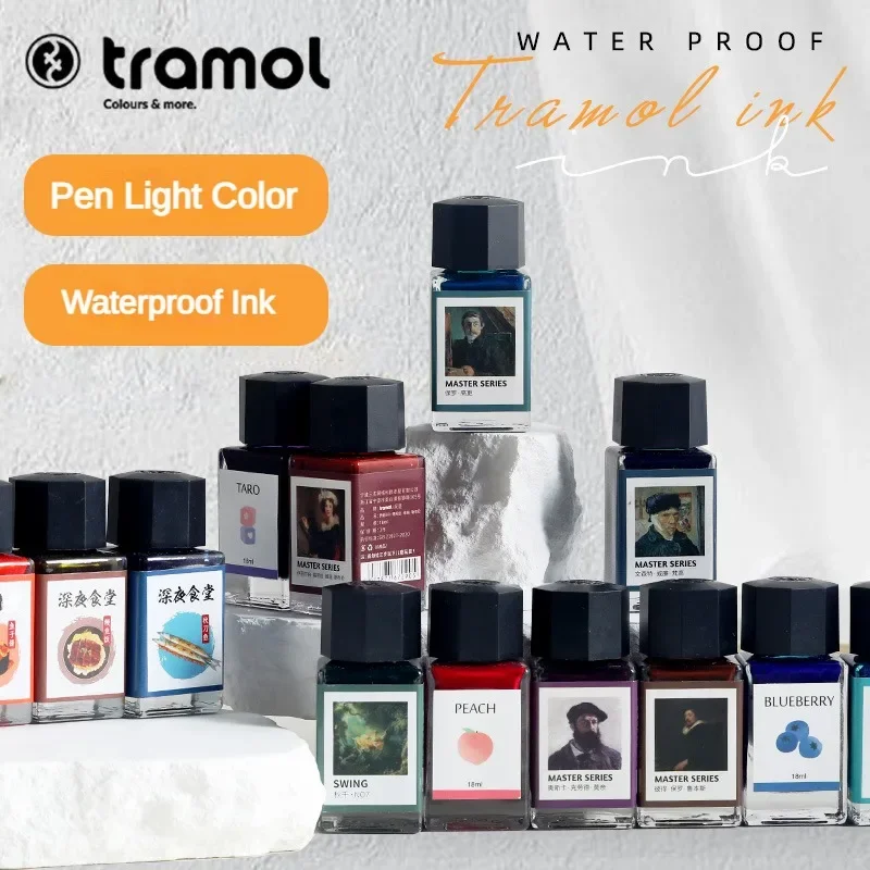 Tramol 26 Colors 18ml Various  - Fountain Pen Bottled Ink ulasan dan harga