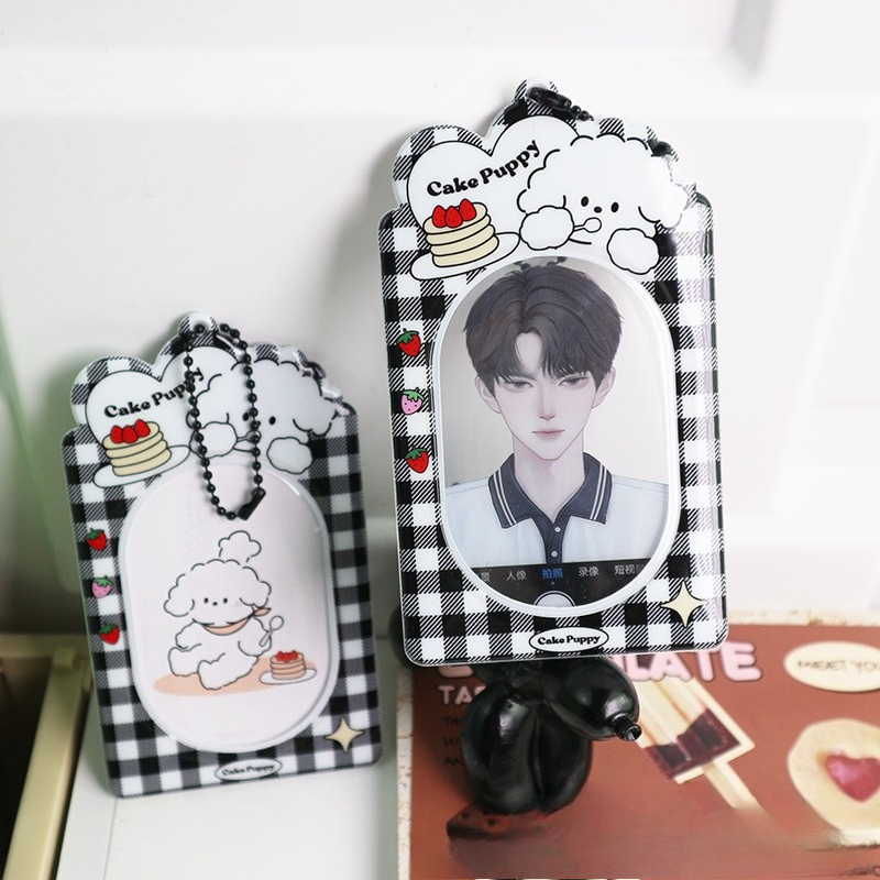 Cute 3 Inch Cartoon Dog Polaro - Index Card Holder ulasan dan harga