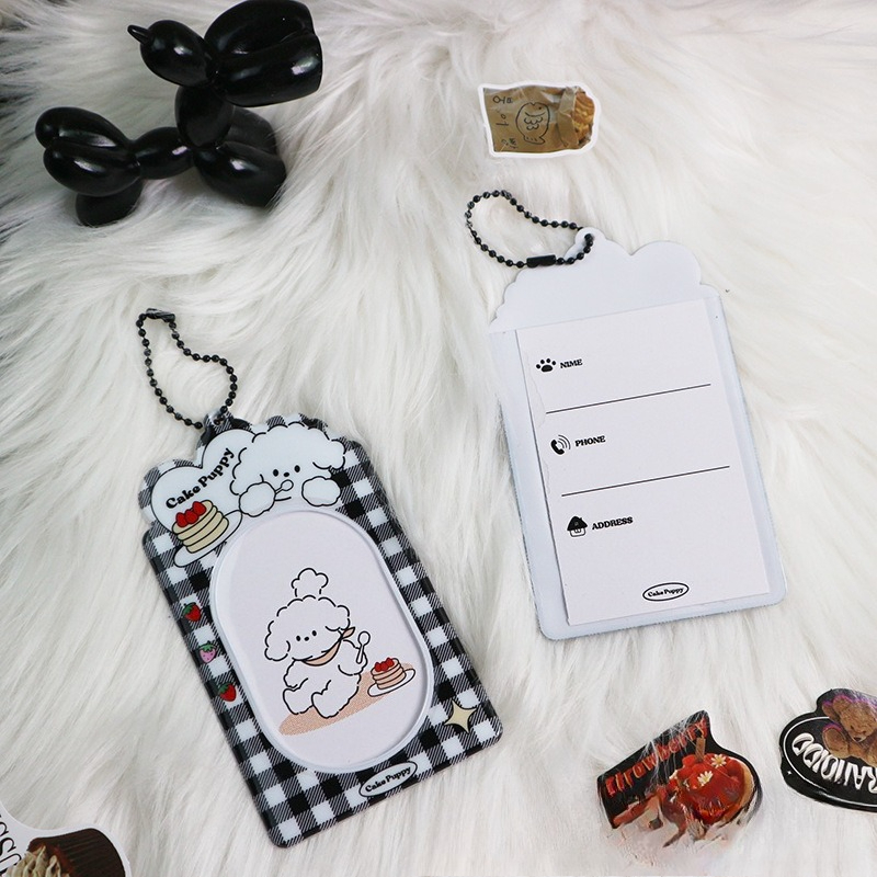 Cute 3 Inch Cartoon Dog Polaro - Index Card Holder ulasan dan harga