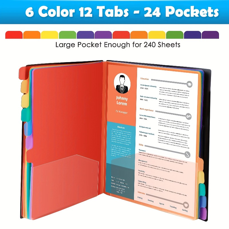 1Pc Black/White Cover Multi-La - Tab Divider A4 ulasan dan harga