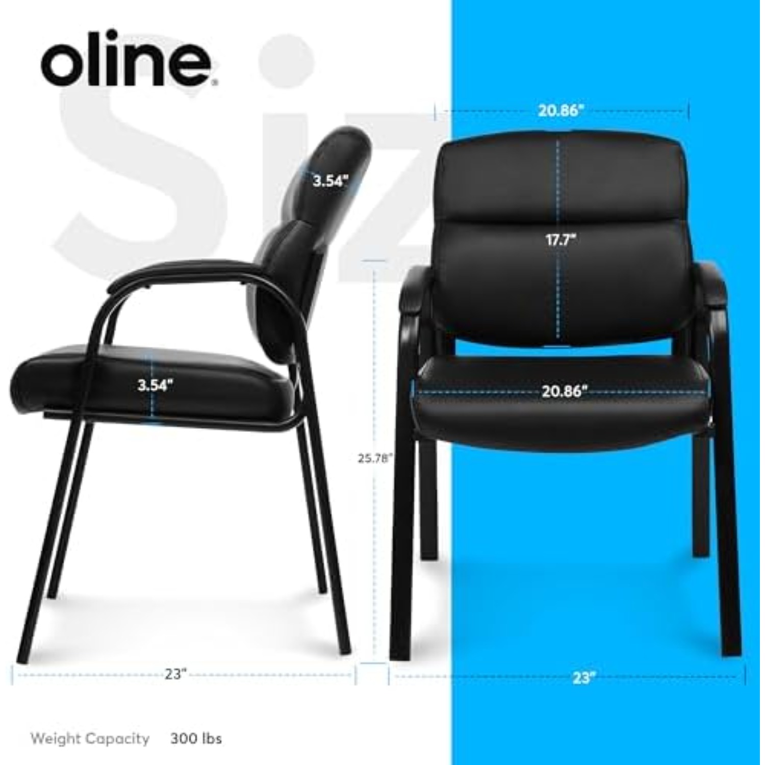 Leather Guest Chair with Padde - Leather Desk Pad ulasan dan harga