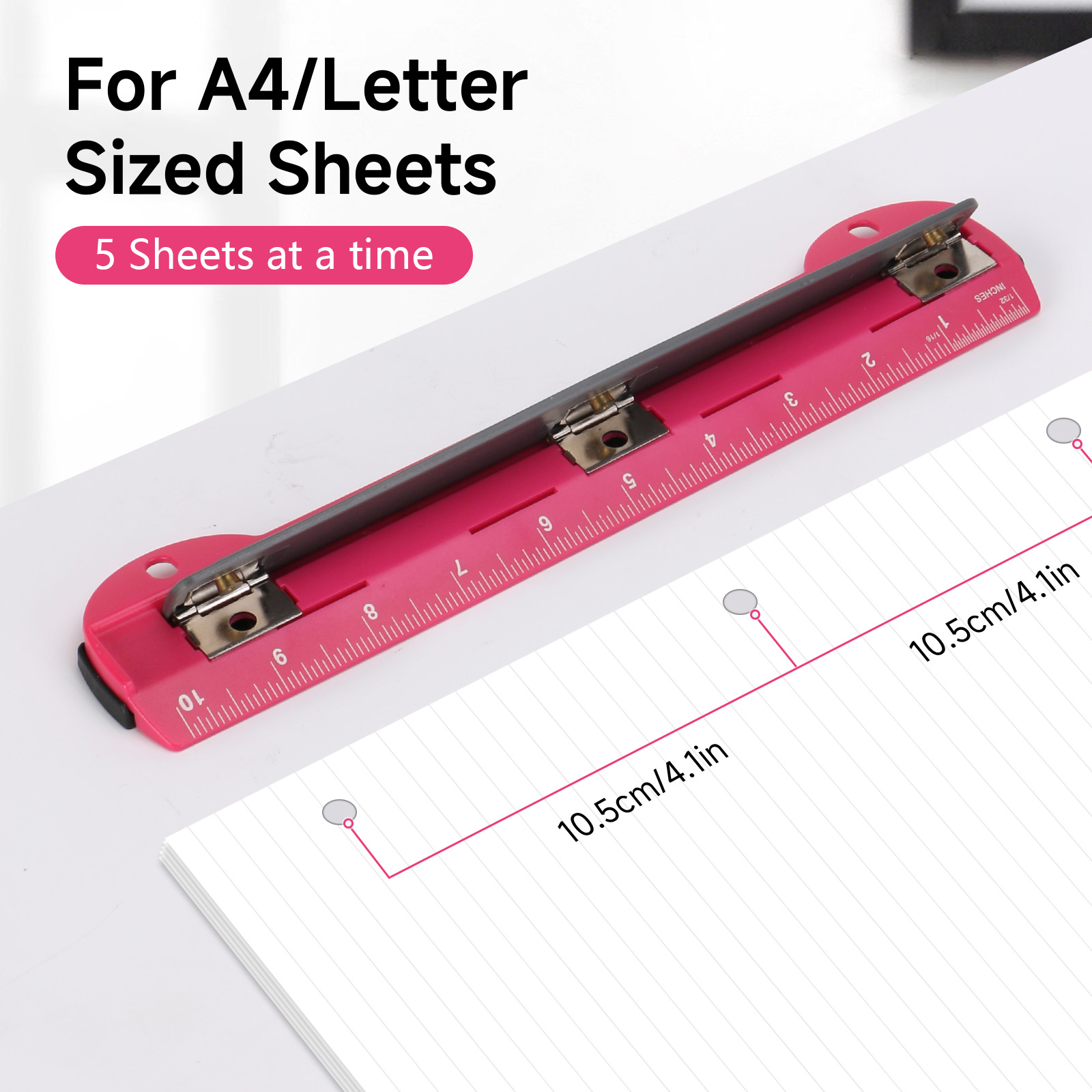 EAGLE 3-Hole Punch for A4/Lett - Binder A4 Lever ulasan dan harga
