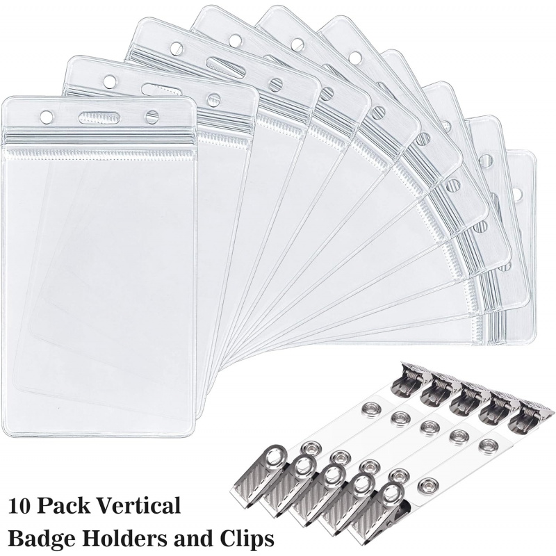ID card holder with metal badg - Index Card Holder ulasan dan harga