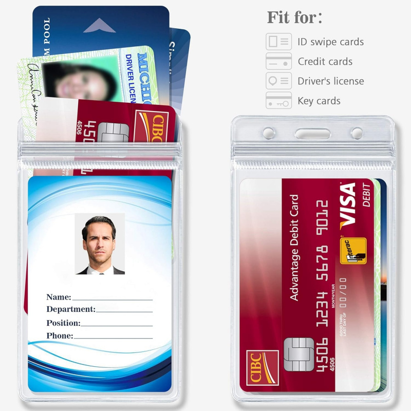 ID card holder with metal badg - Index Card Holder ulasan dan harga