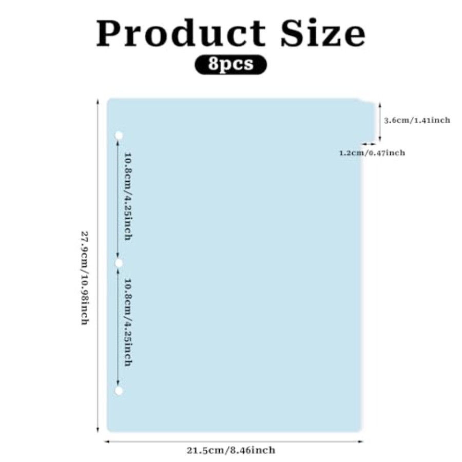 3 Ring Binder Dividers with 8- - Tab Divider A4 ulasan dan harga