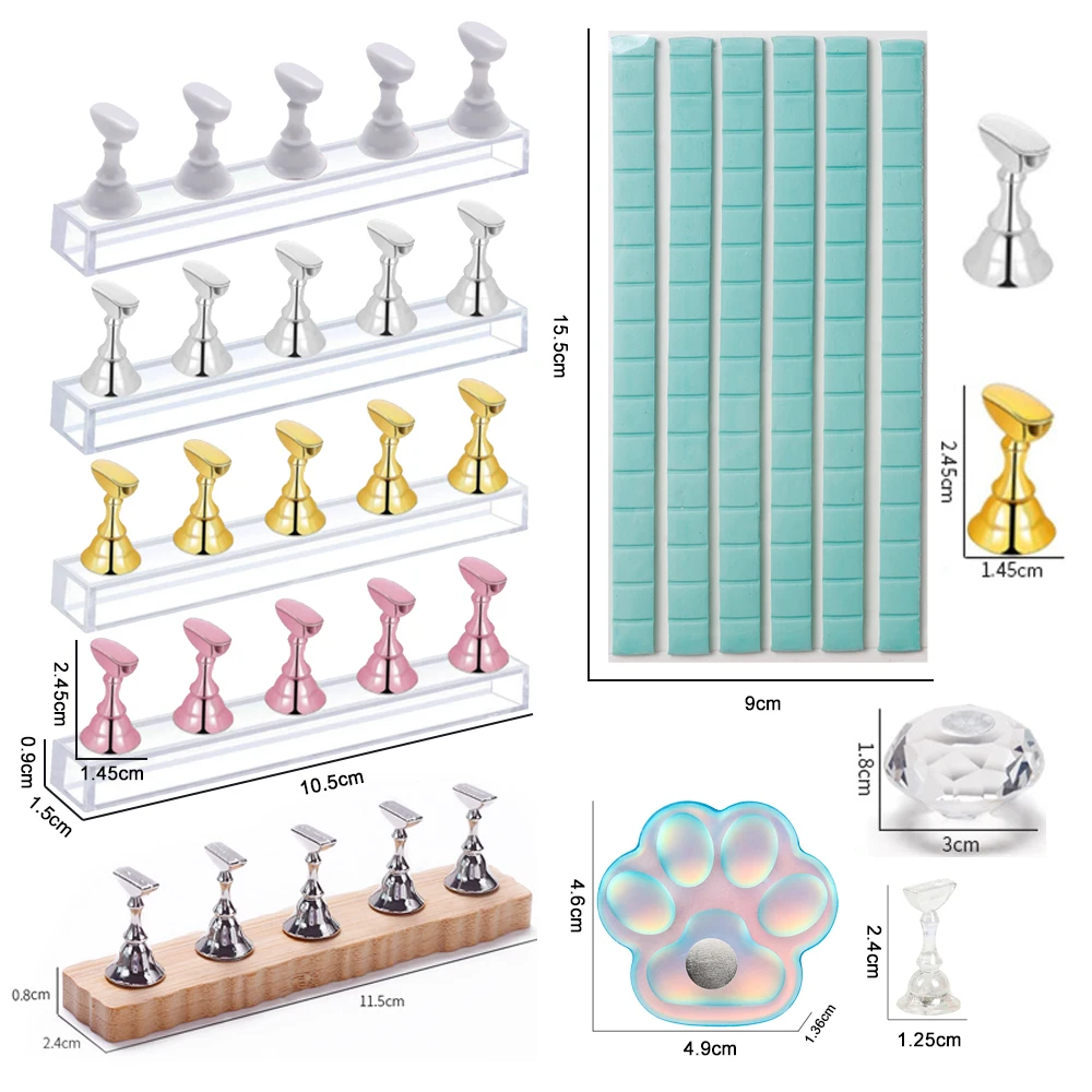 5PCS/Pack Chess Magnetic Nail  - Gel Refill Pack ulasan dan harga