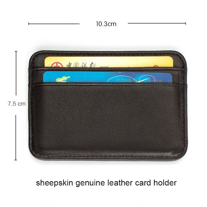 Genuine Leather Visit Card Hol - Index Card Holder ulasan dan harga