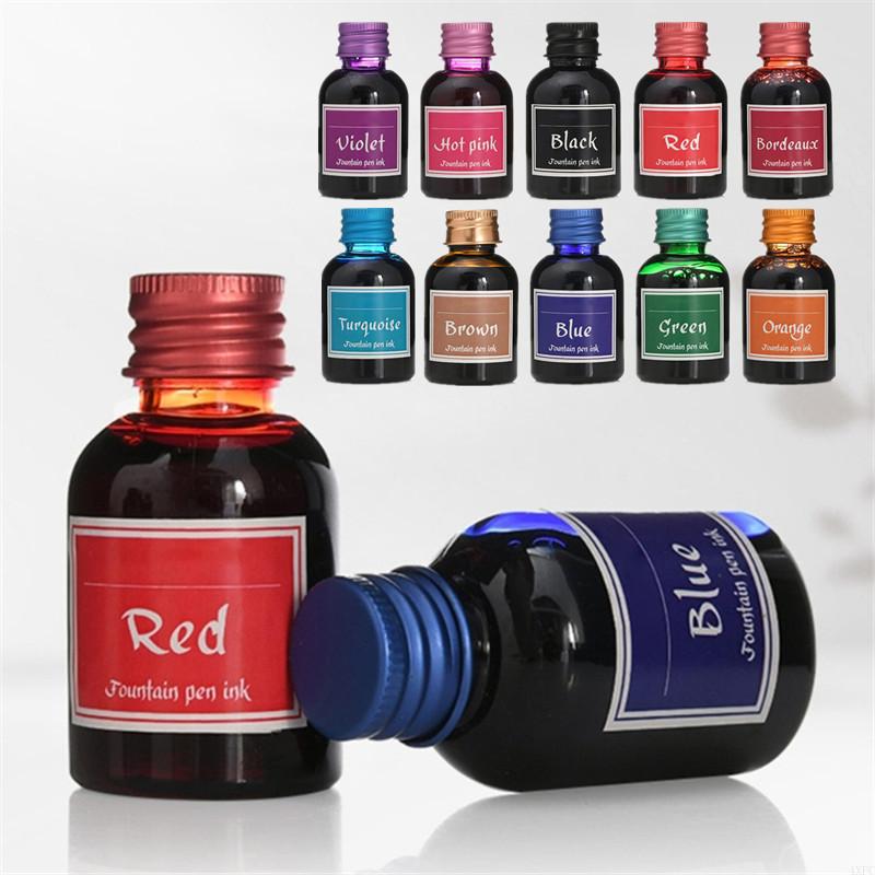 10 Colors 1 Bottle Pure Colorf - Fountain Pen Bottled Ink ulasan dan harga