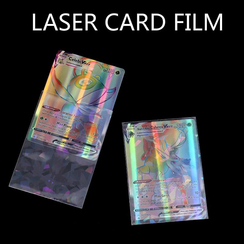 50pcs Soft Trading Laser Card  - Card Index Box ulasan dan harga