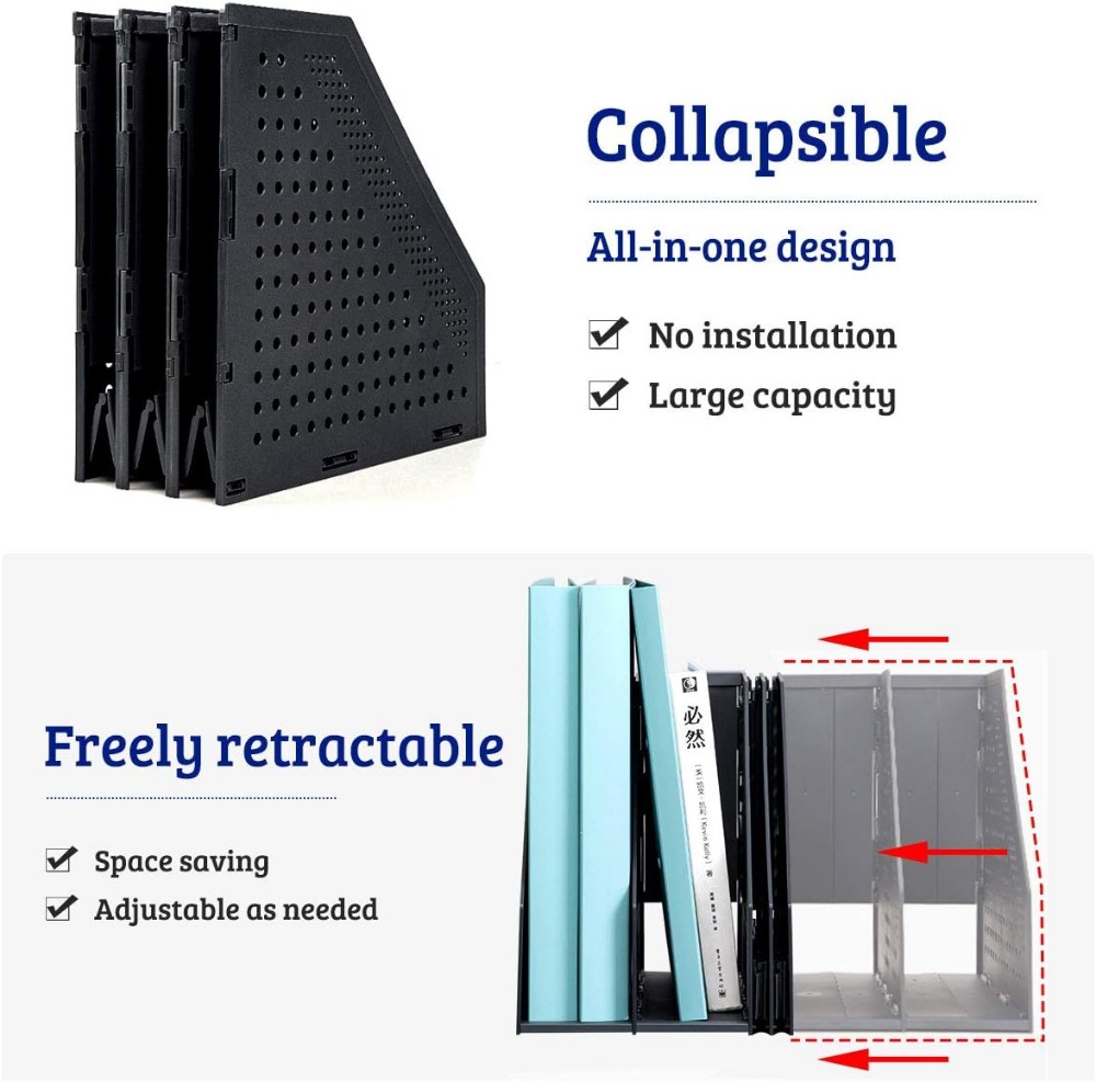 Collapsible Magazine Holder Pl - Magazine Holder Rack ulasan dan harga