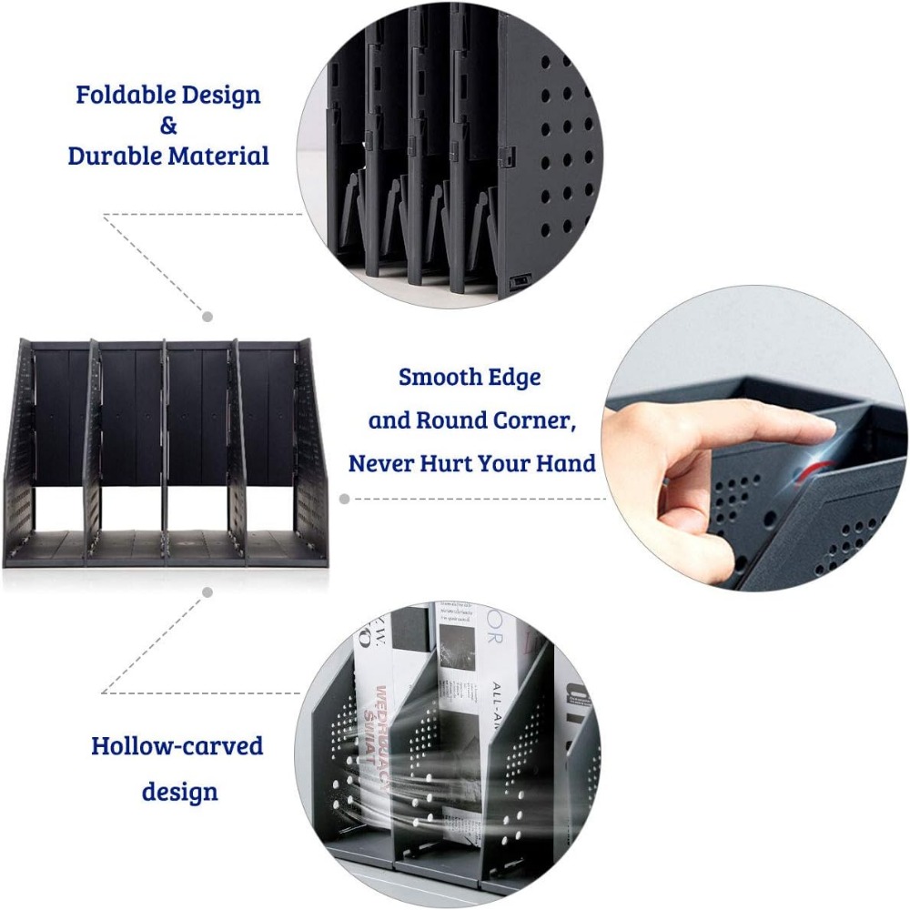 Collapsible Magazine Holder Pl - Magazine Holder Rack ulasan dan harga