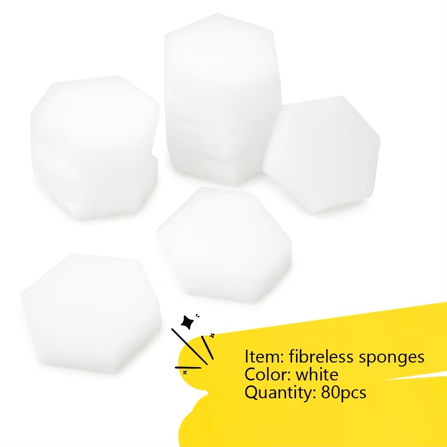80Pcs Hexagon Soft Sponges, Li - Gel Refill Pack ulasan dan harga