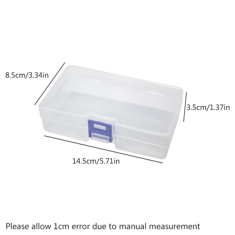 5 transparent plastic storage  - Card Index Box ulasan dan harga