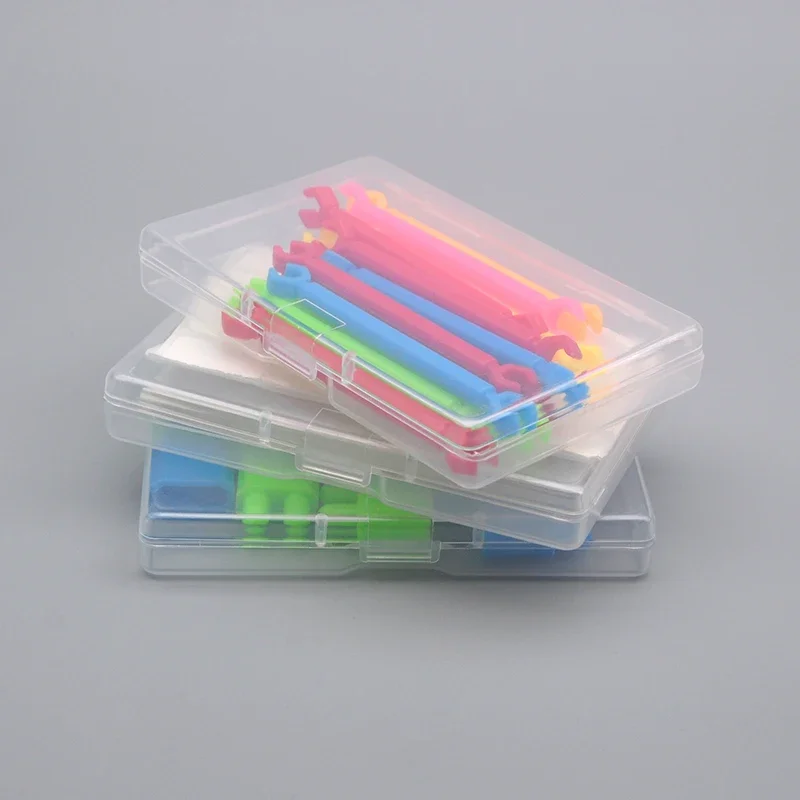 5 transparent plastic storage  - Card Index Box ulasan dan harga