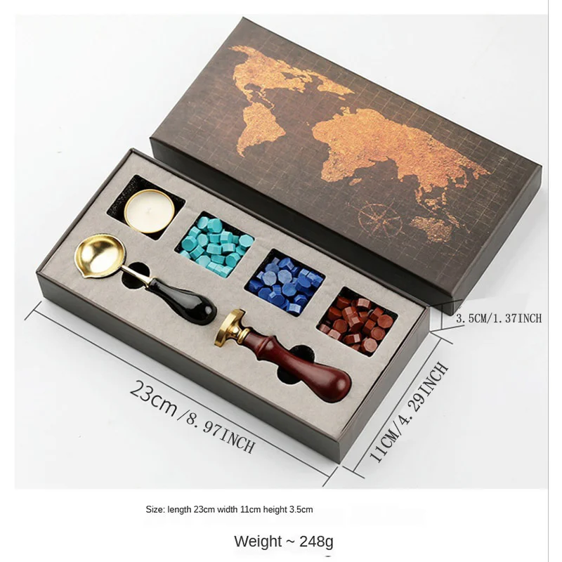 DIY Stamps Wax Seal Box Kit De - Wax Seal Stamp Set ulasan dan harga