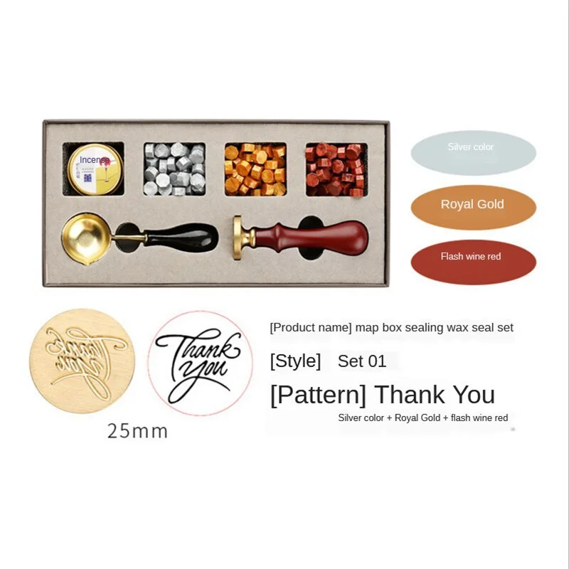 DIY Stamps Wax Seal Box Kit De - Wax Seal Stamp Set ulasan dan harga