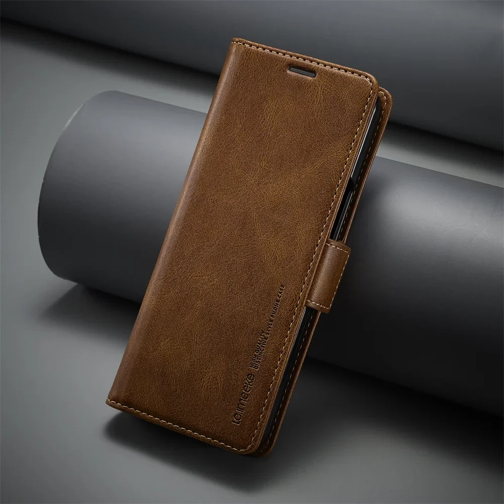 Leather Wallet Phone Case For  - Index Card Holder ulasan dan harga
