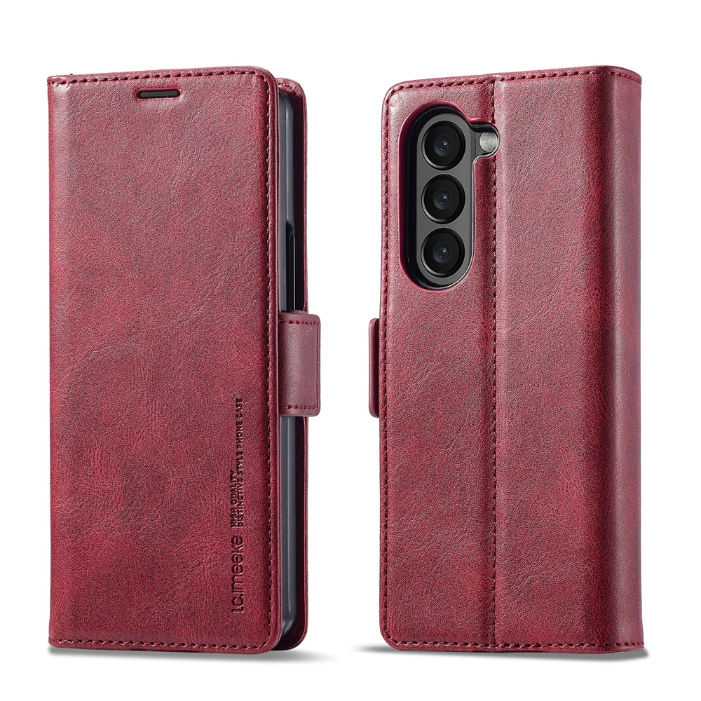 Leather Wallet Phone Case For  - Index Card Holder ulasan dan harga