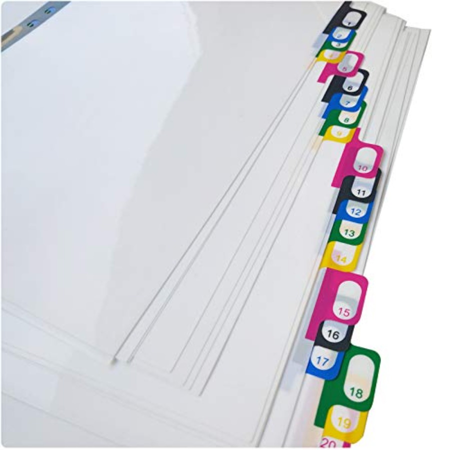 A4 Plastic Binder Index Tab Di - Tab Divider A4 ulasan dan harga