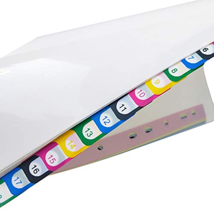 A4 Plastic Binder Index Tab Di - Tab Divider A4 ulasan dan harga
