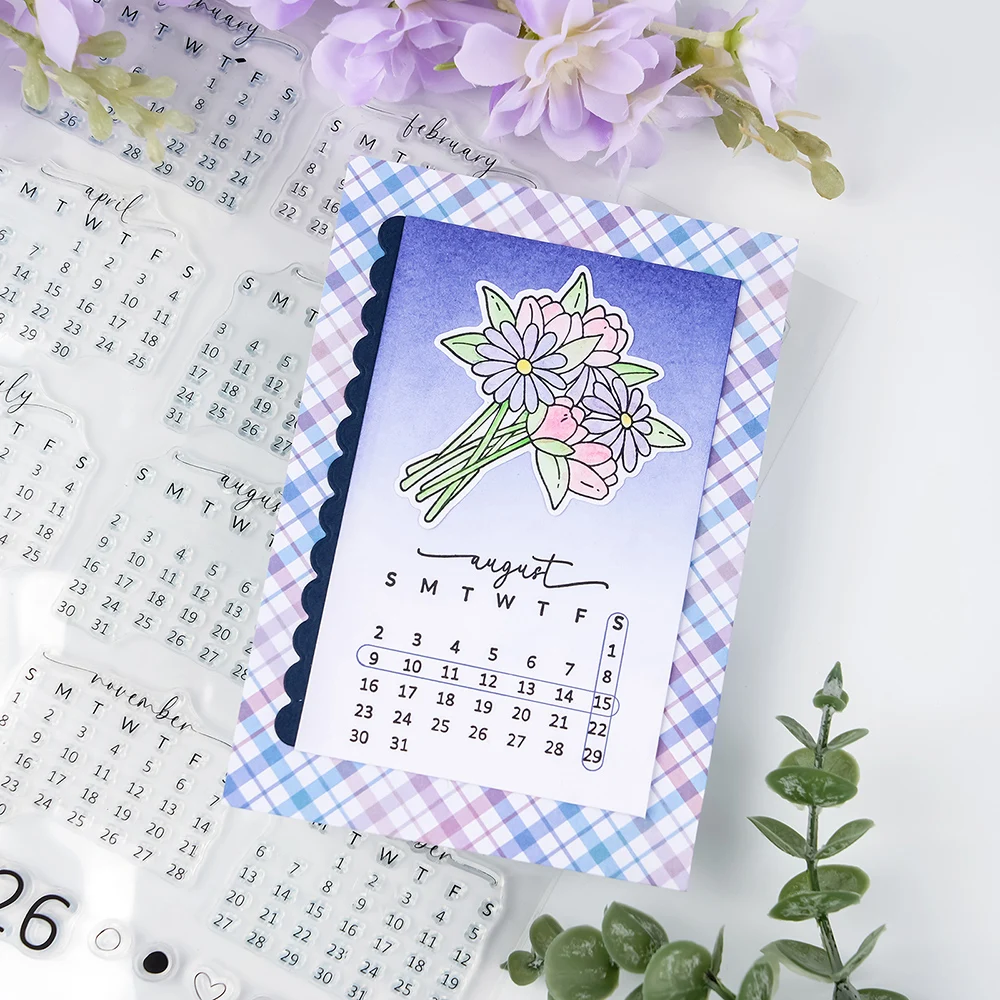 Calendar Date 2026 Clear Stamp - Rubber Date Stamp ulasan dan harga