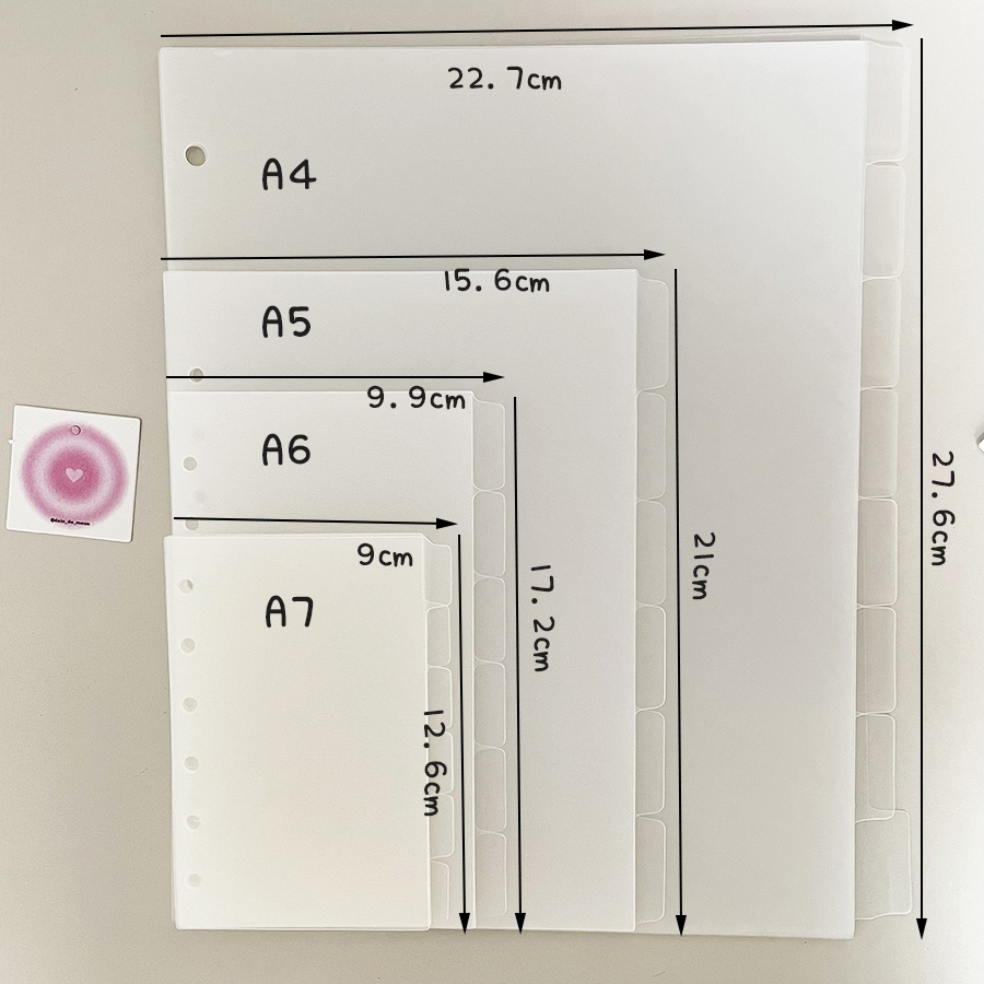 A4/A5/A6/A7 Ring Seperator Pag - Binder A4 Lever ulasan dan harga