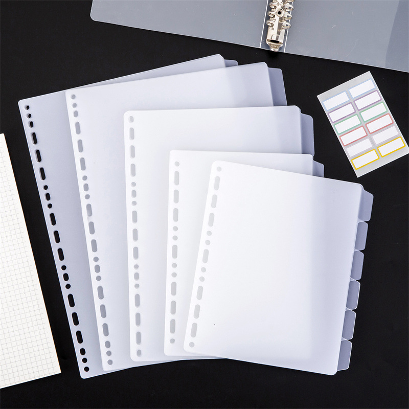 A4 A5 B5 Binder Dividers Gener - Tab Divider A4 ulasan dan harga