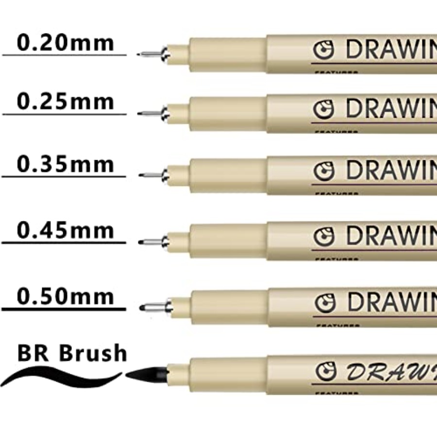 Muchcute Micro liner Drawing A - Archive Box Set ulasan dan harga