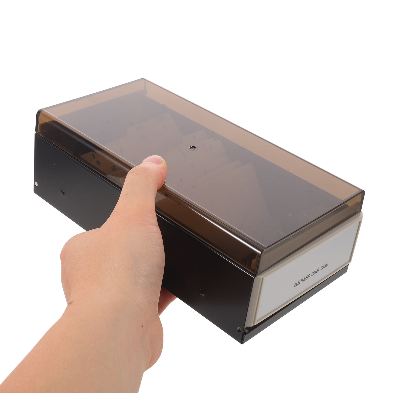 Business Card File Organizer L - Card Index Box ulasan dan harga