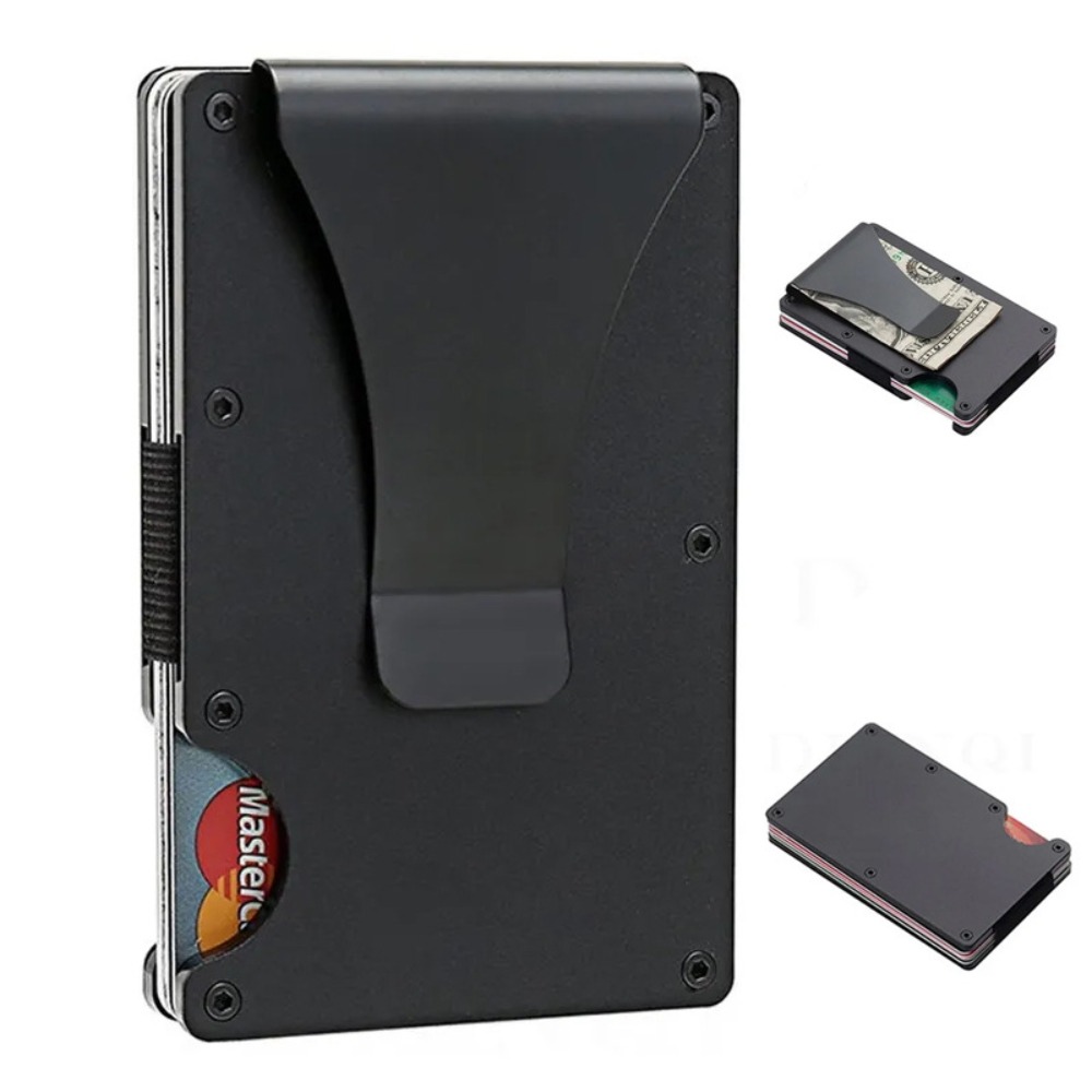 Aluminum Alloy Rfid Blocking C - Index Card Holder ulasan dan harga