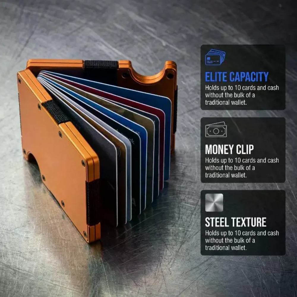 Aluminum Alloy Rfid Blocking C - Index Card Holder ulasan dan harga