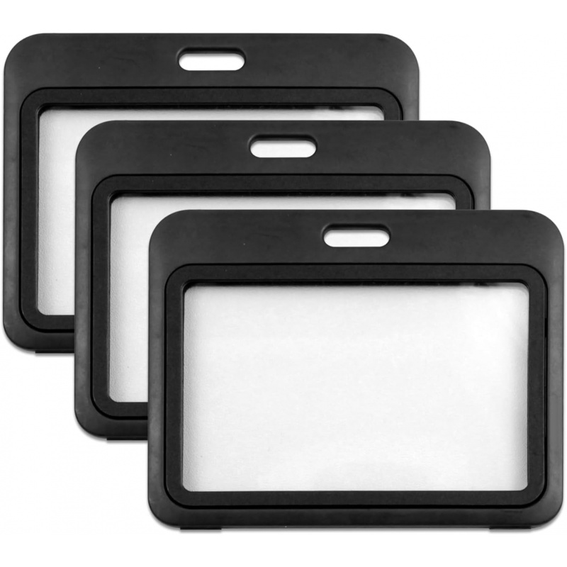3-Pack Horizontal Hard Plastic - Index Card Holder ulasan dan harga