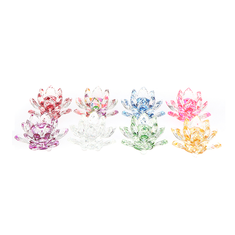 60mm Quartz Crystal Lotus Flow - Paper Weight Crystal ulasan dan harga
