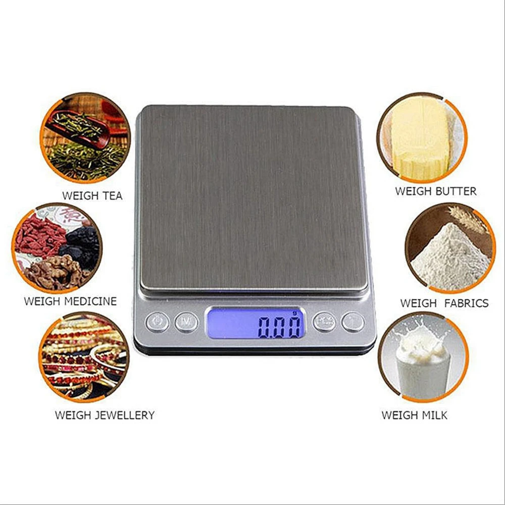 500g X 0.01g Digital Gram Scal - Tape Dispenser Weighted ulasan dan harga