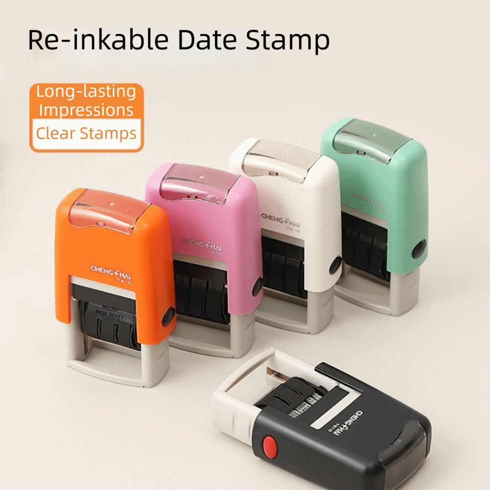 Automatic Ink Return Day-month - Rubber Date Stamp ulasan dan harga
