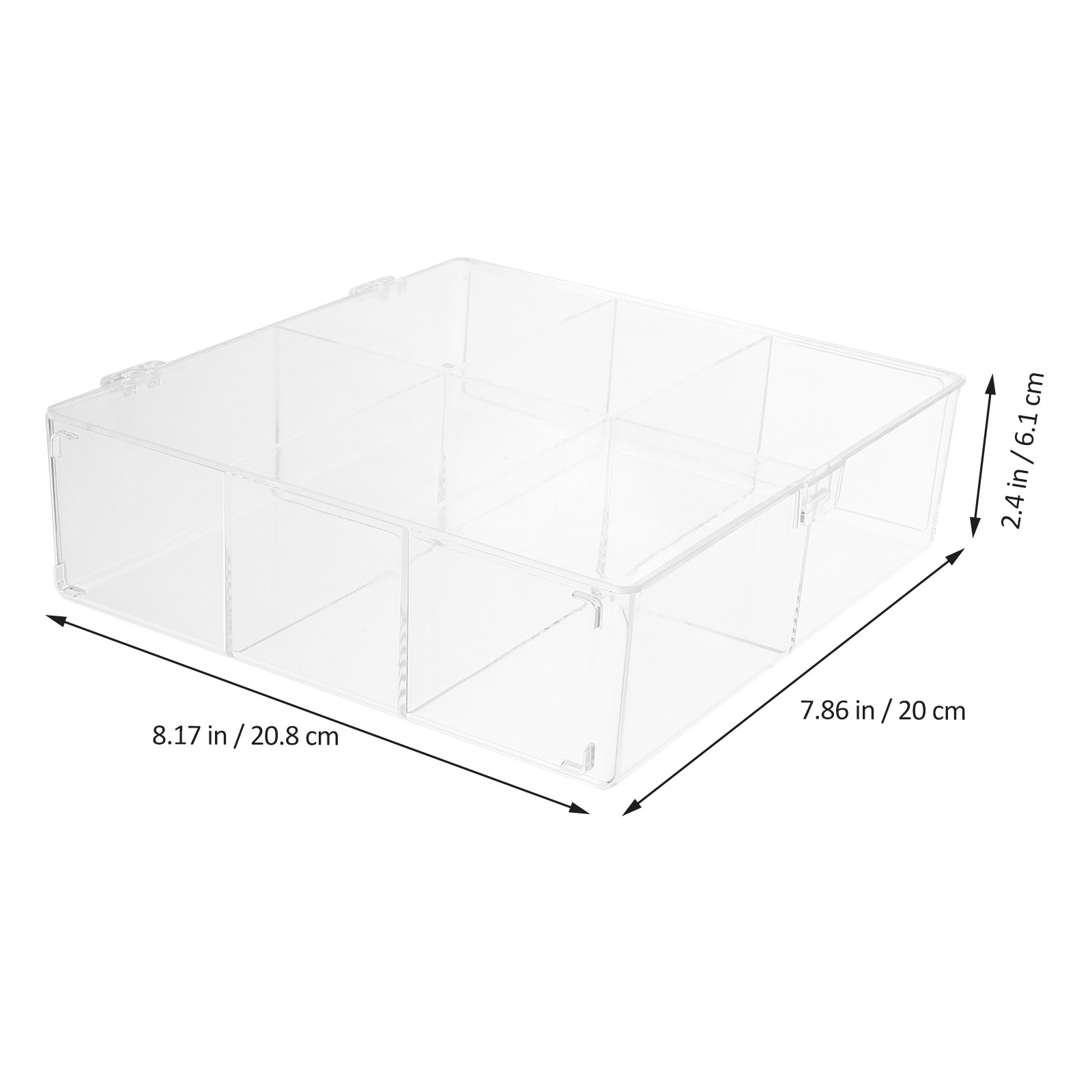 Clear Card Holder Storage Box  - Card Index Box ulasan dan harga