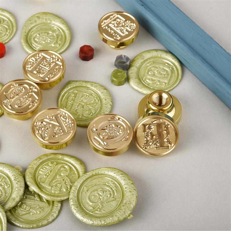 A-Z Vintage Sealed Wax Stamp H - Wax Seal Stamp Set ulasan dan harga