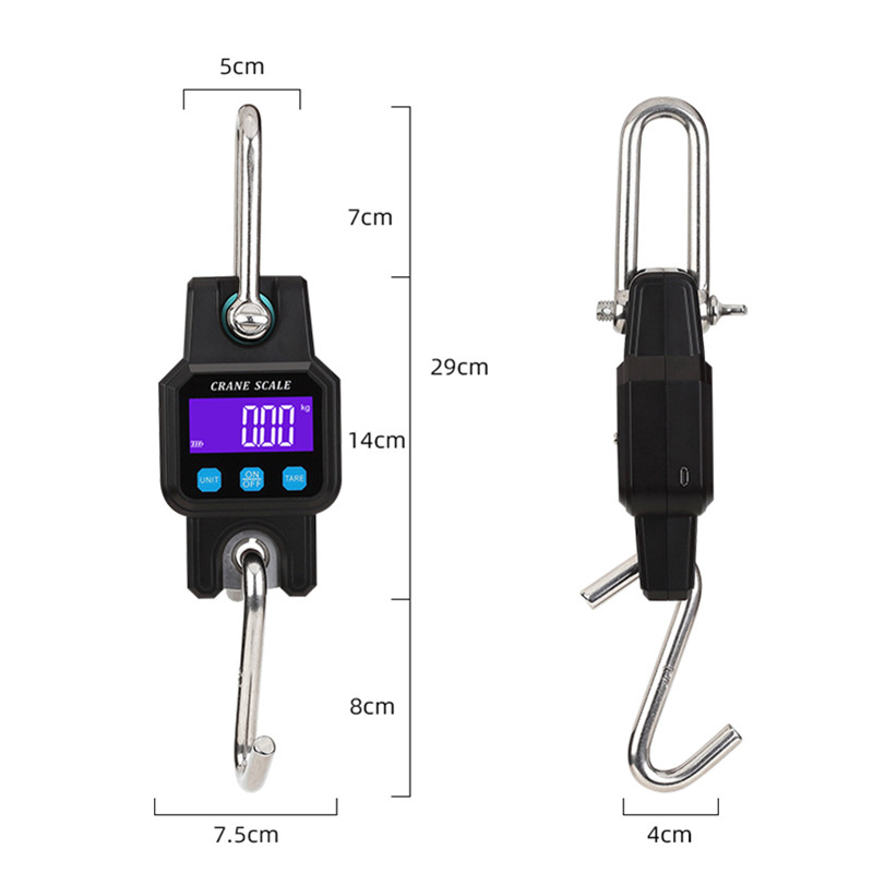 300kg/50g Bluetooth Crane Scal - Tape Dispenser Weighted ulasan dan harga