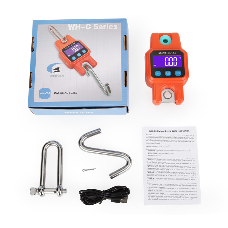 300kg/50g Bluetooth Crane Scal - Tape Dispenser Weighted ulasan dan harga
