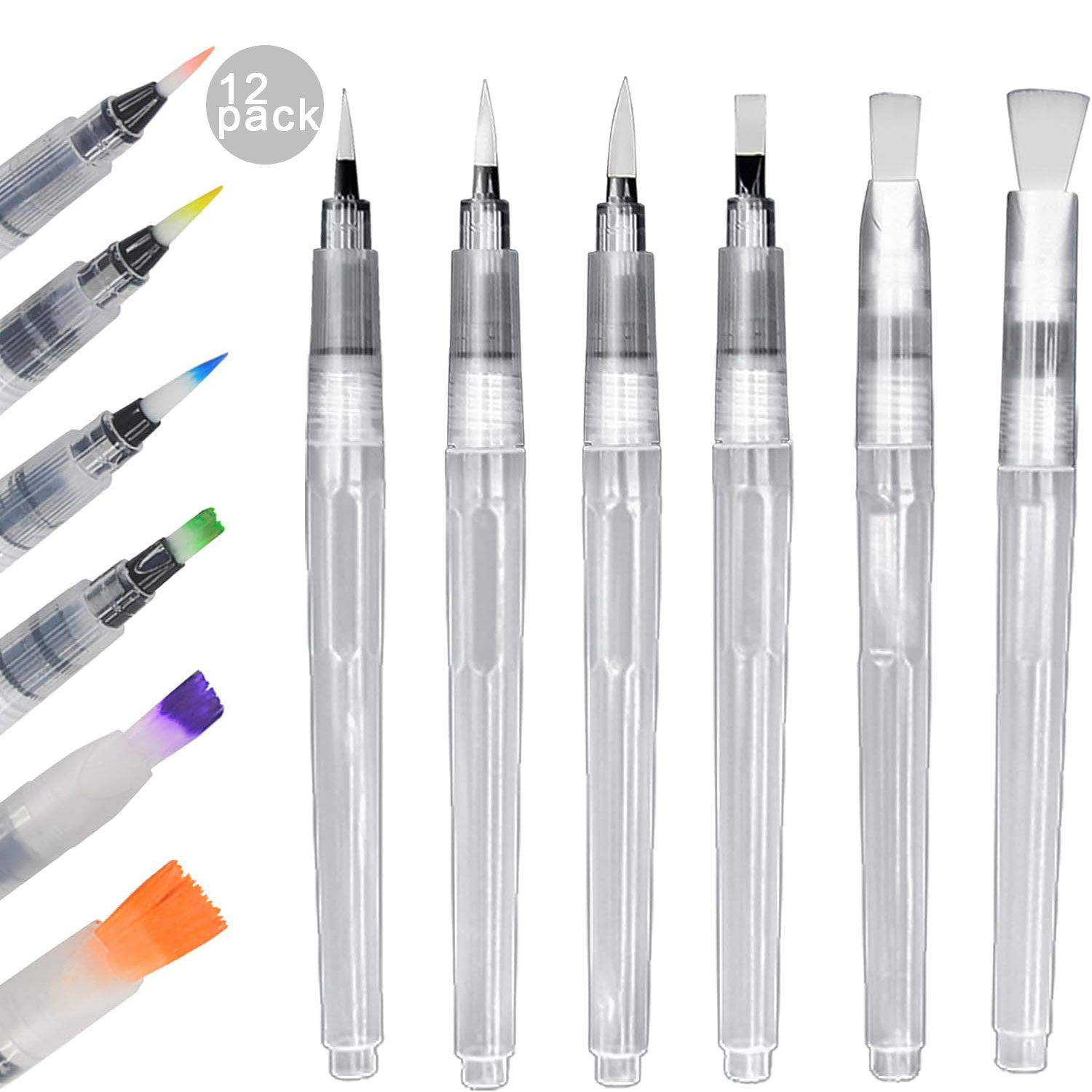 6/12/18pcs Water Color Brush P - Correction Pen Fine ulasan dan harga