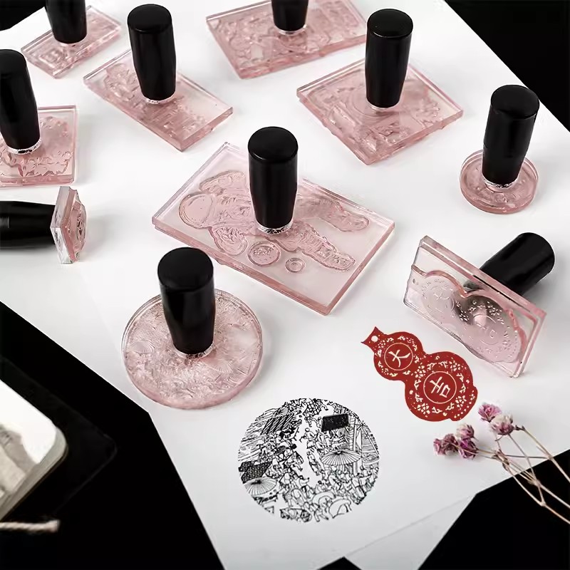 Private Customized Seal Stamp  - Rubber Date Stamp ulasan dan harga