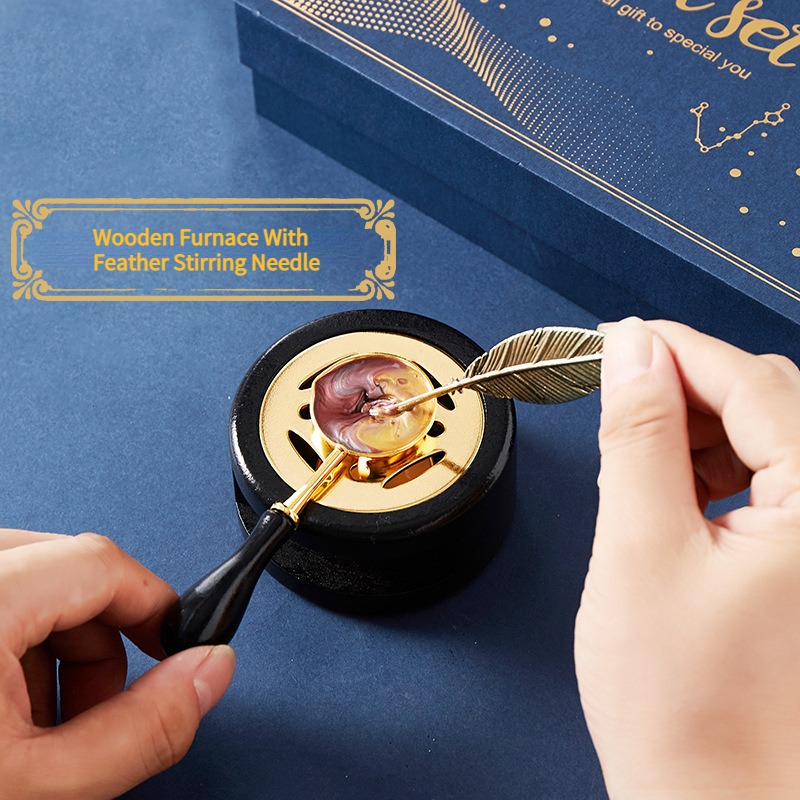 Starry Fire Lacquer Stamp Set  - Wax Seal Stamp Set ulasan dan harga
