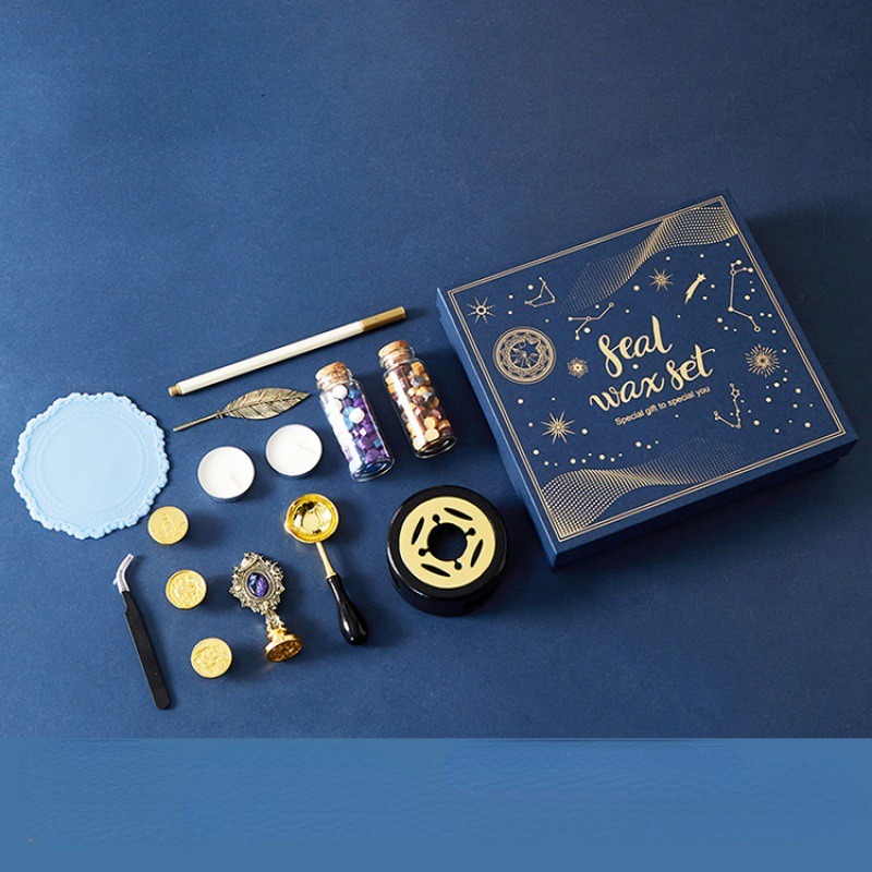 Starry Fire Lacquer Stamp Set  - Wax Seal Stamp Set ulasan dan harga