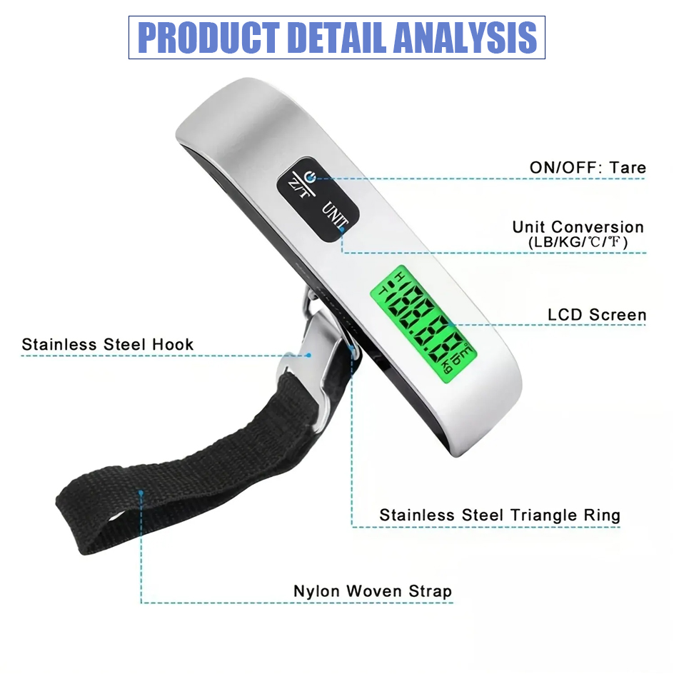 Portable Scale Digital LCD Dis - Tape Dispenser Weighted ulasan dan harga